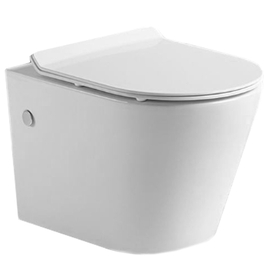 Унитаз подвесной CeramaLux B2330 с сиденьем микролифт - фото, отзывы, цена