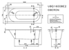 Квариловая ванна Villeroy & Boch Oberon 160x75, UBQ160OBE2V-01, с ножками, цвет альпийский белый - фото, отзывы, цена