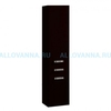 Шкаф-колонна подвесная Акватон Америна, чёрная - фото, отзывы, цена