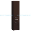 Шкаф-колонна подвесная Акватон Америна, тёмно-коричневая - фото, отзывы, цена