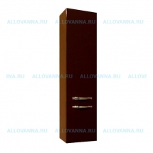 Шкаф-колонна подвесная Акватон Ария, темно-коричневый - фото, отзывы, цена
