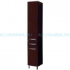 Шкаф-колонна Акватон Ария Н, тёмно-коричневая - фото, отзывы, цена