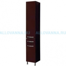 Шкаф-колонна Акватон Ария Н, тёмно-коричневая - фото, отзывы, цена