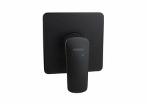 Смеситель для душа Aquatek Вега AQ1066MB, внешняя и скрытая часть, черный матовый - фото, отзывы, цена