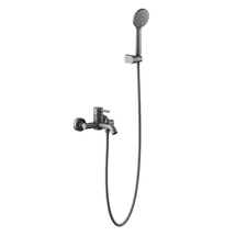 Смеситель для ванны Aquatek Европа AQ1349BGM, с душевым набором, оружейная сталь - фото, отзывы, цена