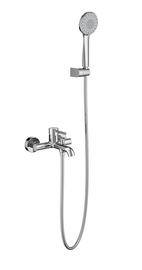 Смеситель для ванны Aquatek Европа AQ1349CR, с душевым набором - фото, отзывы, цена