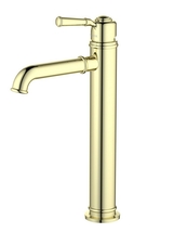 Смеситель для раковины Aquatek Классик 235 AQ1504PG, без донного клапана, полированное золото - фото, отзывы, цена