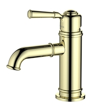 Смеситель для раковины Aquatek Классик 72 AQ1510PG, без донного клапана, полированное золото - фото, отзывы, цена