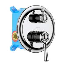 Смеситель для ванны Aquatek Классик AQ1546CR, внешняя и скрытая часть, 2 режима - фото, отзывы, цена