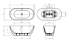 Акриловая ванна BelBagno 150х73, UNO BB701-1500-730-K - фото, отзывы, цена