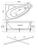Акриловая ванна Triton Николь 160х100 левая - фото, отзывы, цена