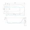 Акриловая ванна Cersanit Flavia 150x70 - фото, отзывы, цена