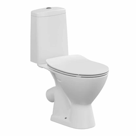 Унитаз-компакт Cersanit Flavis 031 3/6 DPL EO Slim, косой выпуск, сиденье микролифт - фото, отзывы, цена