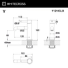 Смеситель для раковины Whitecross Y1210GLB, брашированное золото - фото, отзывы, цена