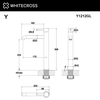 Смеситель для раковины Whitecross Y1212GL, золото - фото, отзывы, цена