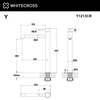 Смеситель для раковины Whitecross Y1213CR, хром - фото, отзывы, цена