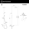 Душевая система наружного монтажа Whitecross Y1234CR термостатическая, хром - фото, отзывы, цена