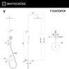 Душевая система наружного монтажа Whitecross Y1234TOPCR термостатическая, хром - фото, отзывы, цена