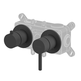 Смеситель Whitecross Y Y1242BL для ванны и душа, на 2 потребителя, встраиваемый, черный матовый - фото, отзывы, цена