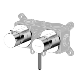 Смеситель Whitecross Y Y1243CR для ванны и душа, на 3 потребителя, встраиваемый, хром - фото, отзывы, цена