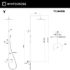 Душевая система наружного монтажа Whitecross Y1244NIB, брашированный никель - фото, отзывы, цена