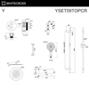 Душевая система скрытого монтажа Whitecross YSET09TOPCR термостатическая, хром - фото, отзывы, цена