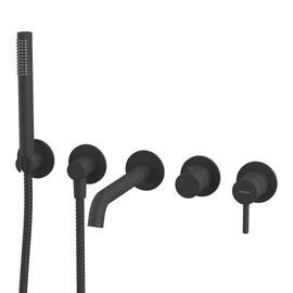 Смеситель Whitecross Y YSET1240BL для ванны, встраиваемый, черный матовый - фото, отзывы, цена