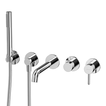 Смеситель Whitecross Y YSET1240CR для ванны, встраиваемый, хром - фото, отзывы, цена