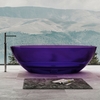 Ванна прозрачная Abber Kristall 180х85 AT9702Amethyst фиолетовая - фото, отзывы, цена