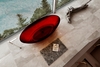 Ванна прозрачная Abber Kristall 180х85 AT9702Rubin красная - фото, отзывы, цена