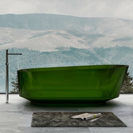 Ванна прозрачная Abber Kristall 170х80 AT9706Emerald зеленая - фото, отзывы, цена