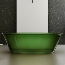 Ванна прозрачная Abber Kristall 170х75 AT9707Emerald зеленая - фото, отзывы, цена