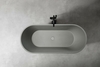 Ванна из искусственного камня Abber Frankfurt 170х75 AM9941MLG светло-серая матовая - фото, отзывы, цена