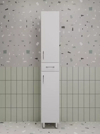 Пенал Style Line Эко Стандарт 30 с бельевой корзиной, белый - фото, отзывы, цена