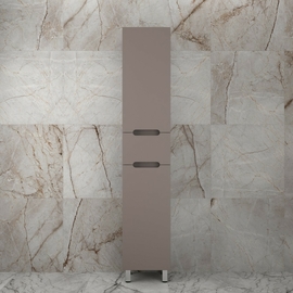 Пенал Style Line Матис 36, напольный, 1 ящик, тауп темный, Plus - фото, отзывы, цена