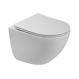 Унитаз подвесной безободковый со смывом TORNADO BelBagno AMANDA-TOR BB051CH-TOR-FC - фото, отзывы, цена