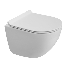 Унитаз подвесной безободковый со смывом TORNADO BelBagno AMANDA-TOR BB051CH-TOR-FC - фото, отзывы, цена