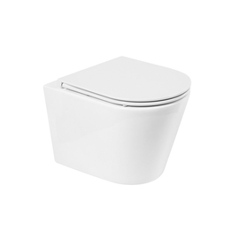 Унитаз подвесной безободковый BelBagno FLAY-R BB053CHR - фото, отзывы, цена
