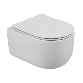 Унитаз подвесной безободковый со смывом TORNADO BelBagno SOFT-TOR BB084CH-TOR - фото, отзывы, цена