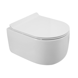 Унитаз подвесной безободковый со смывом TORNADO BelBagno SOFT-TOR BB084CH-TOR - фото, отзывы, цена