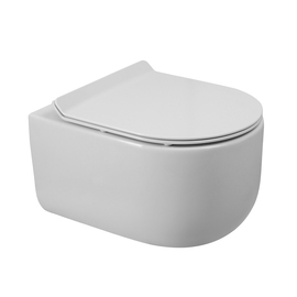 Унитаз подвесной безободковый со смывом TORNADO BelBagno SOFT-TOR BB084CH-TOR - фото, отзывы, цена