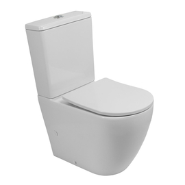 Унитаз-компакт безободковый со смывом TORNADO BelBagno SFERA-TOR BB2141CP-TOR - фото, отзывы, цена