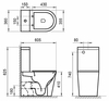 Унитаз-компакт безободковый BelBagno FLAY-R BB2149T/BB2149CPR/BB865SC - фото, отзывы, цена