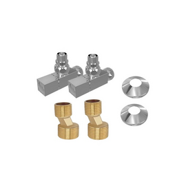 Комплект фитингов для подключения полотенцесушителя Aquatek AQ 2020CH - фото, отзывы, цена