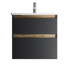 Тумба с раковиной AM.PM X-Joy 65 подвесная, черная - фото, отзывы, цена