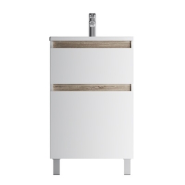 Тумба с раковиной AM.PM X-Joy 45 напольная, белая - фото, отзывы, цена