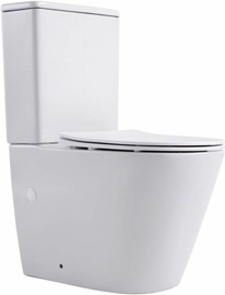 Унитаз-компакт напольный Aquanet Rimless Atago 2.0 C1 LX-2904, безободковый, сиденье микролифт - фото, отзывы, цена