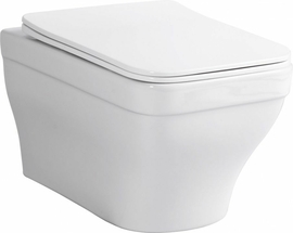 Унитаз подвесной Aquanet Elegant Rimless Elegant W LX-1163, безободковый, сиденье микролифт - фото, отзывы, цена