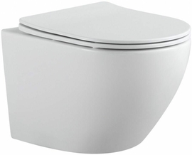 Унитаз подвесной Aquanet Rimless Cetus 2.0 W LX-1901, безободковый, сиденье микролифт - фото, отзывы, цена