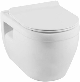 Унитаз подвесной Aquanet Rimless Glide-W CL-11042, безободковый, сиденье микролифт - фото, отзывы, цена